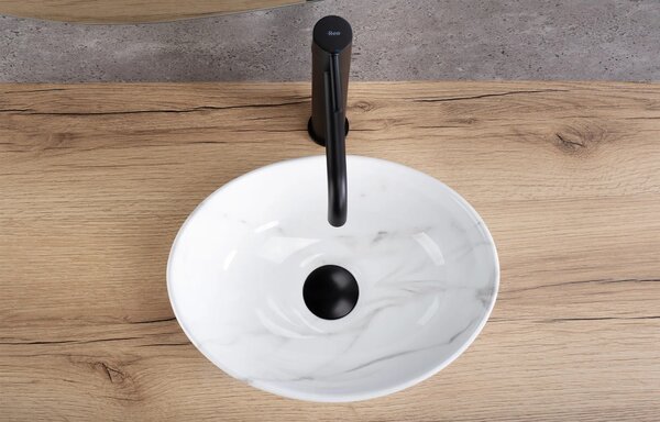 Lavabo da appoggio Rea Sofia Mini Cloudy