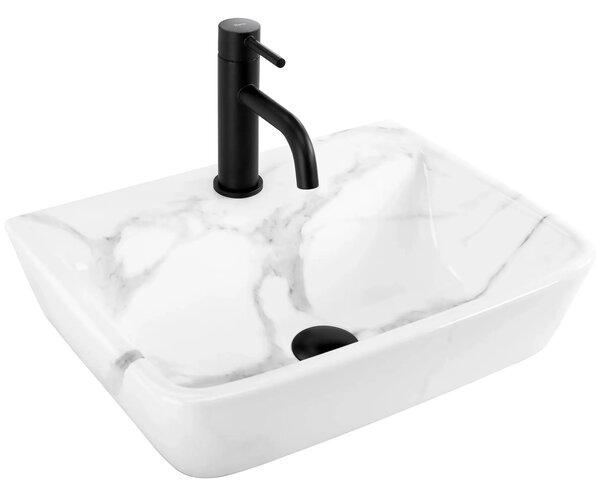 Lavabo da appoggio Rea Altea Cloudy