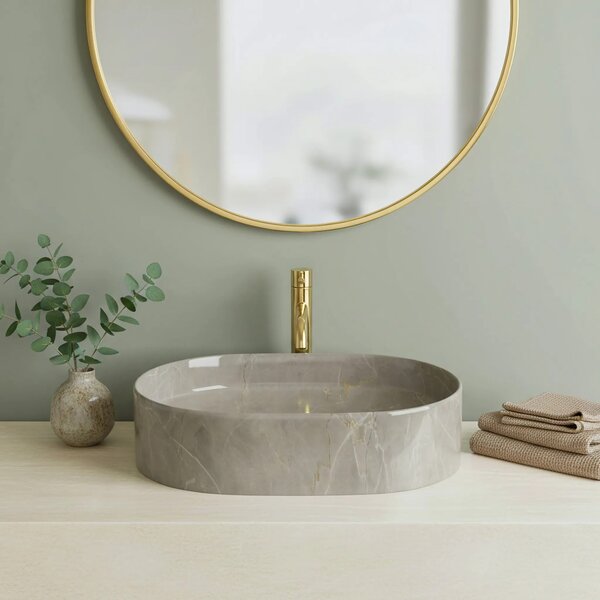 Lavabo da appoggio Rea Nadia 50 Kashmir