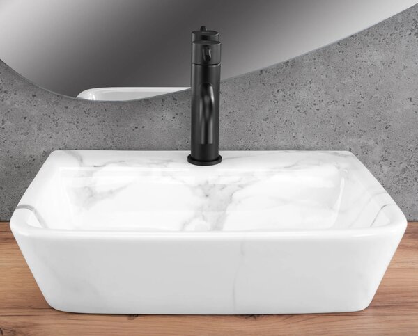Lavabo da appoggio Rea Altea Cloudy
