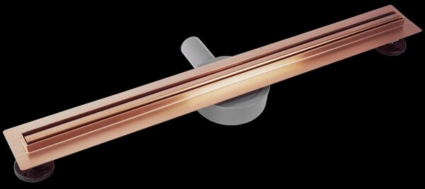 Scarico lineare REA Neox Slim pro Brushed Copper 70