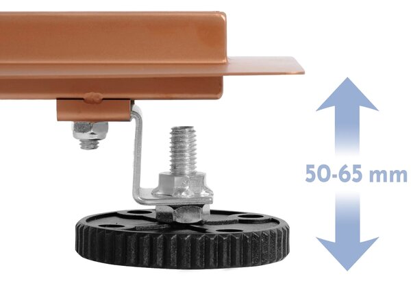 Scarico lineare REA Neox Slim pro Brushed Copper 70