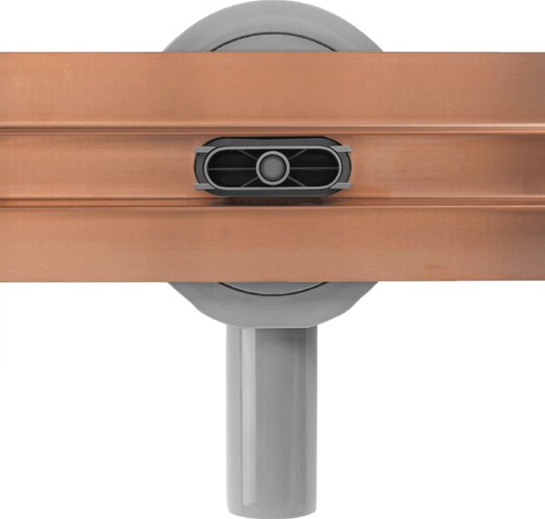 Scarico lineare REA Neox Slim pro Brushed Copper 70