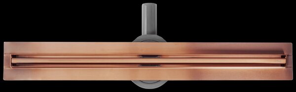 Scarico lineare REA Neox Slim pro Brushed Copper 70