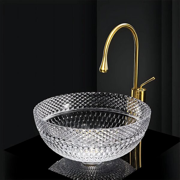 Lavabo da appoggio Rea Sue Transparent