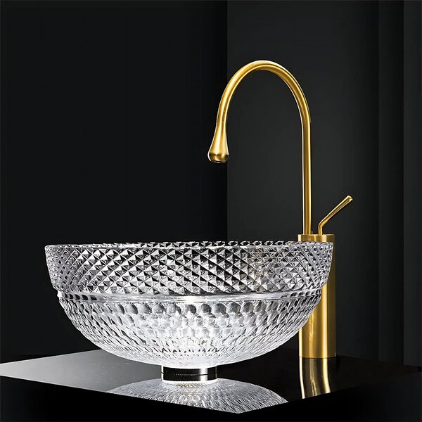Lavabo da appoggio Rea Sue Transparent