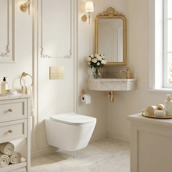 Vaso WC sospeso Rea Julio Rimless