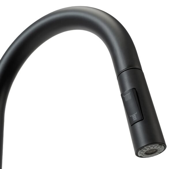 Punta con aeratore per rubinetto da cucina REA Fresh Black