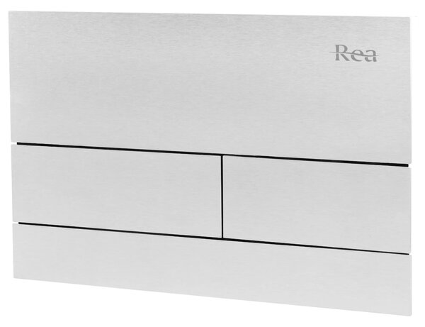 Pulsante per supporto set da incasso WC K011A-Q Rea T Brush Steel