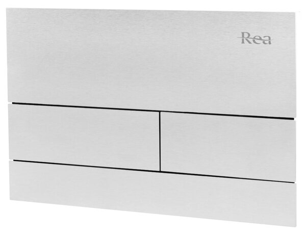 Pulsante per supporto set da incasso WC K011A-Q Rea T Brush Steel