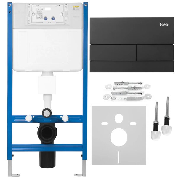 Telaio WC da incasso K011A-Q Rea T Black