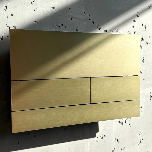 Pulsante per supporto set da incasso WC Rea T K011A-Q e Slim 024N Gold Brush