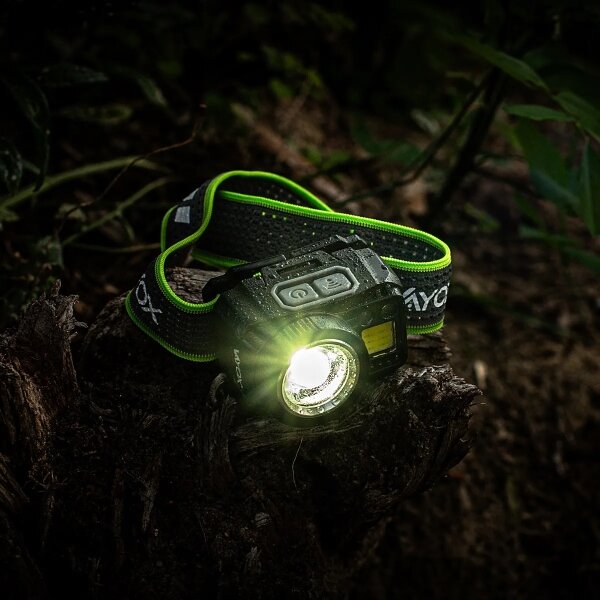 Lampada frontale ricaricabile con sensore a LED/6W/5V/3xAAA IP66 500 lm 1200 mAh