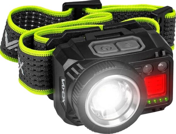 Lampada frontale ricaricabile con sensore a LED/6W/5V/3xAAA IP66 500 lm 1200 mAh
