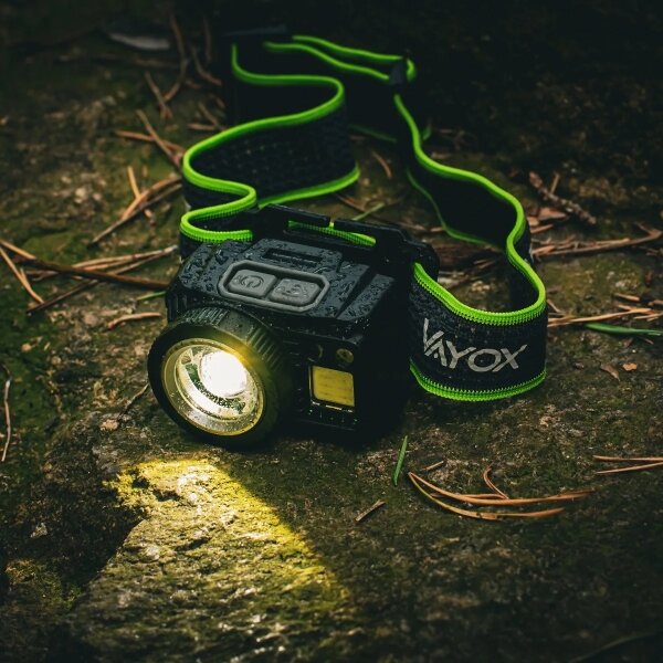 Lampada frontale ricaricabile con sensore a LED/6W/5V/3xAAA IP66 500 lm 1200 mAh