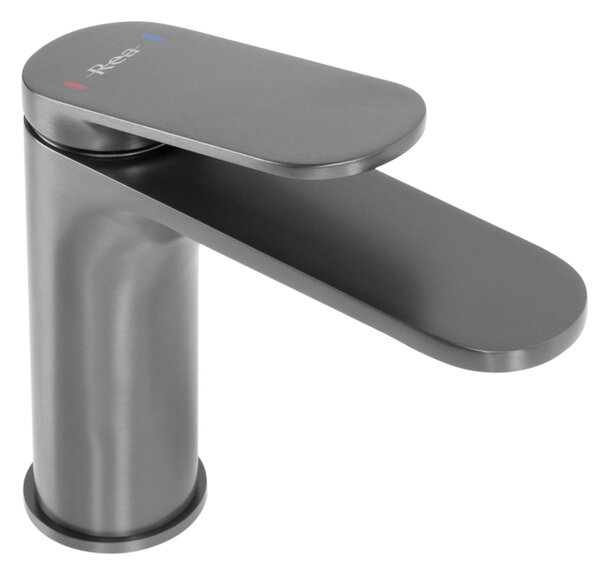 Rubinetto da lavabo Rea Marco Gun Grey Low