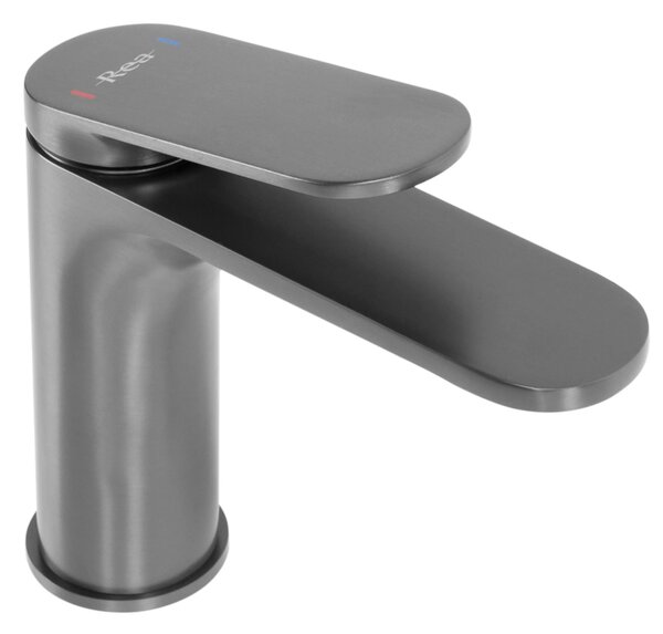 Rubinetto da lavabo Rea Marco Gun Grey Low
