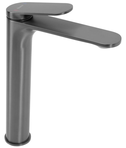 Rubinetto da lavabo Rea Marco Gun Grey High
