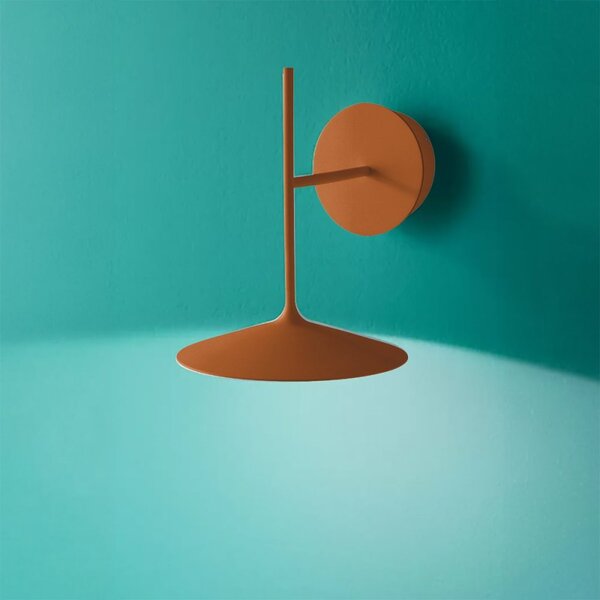 Applique led linea light poe 8504 3000k 536lm metallo terracotta mono emissione - Linea Light Group