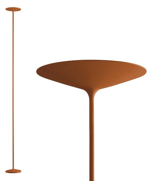 Piantana led linea light poe 8349 3000k 2375lm metallo terracotta mono emissione - Linea Light Group