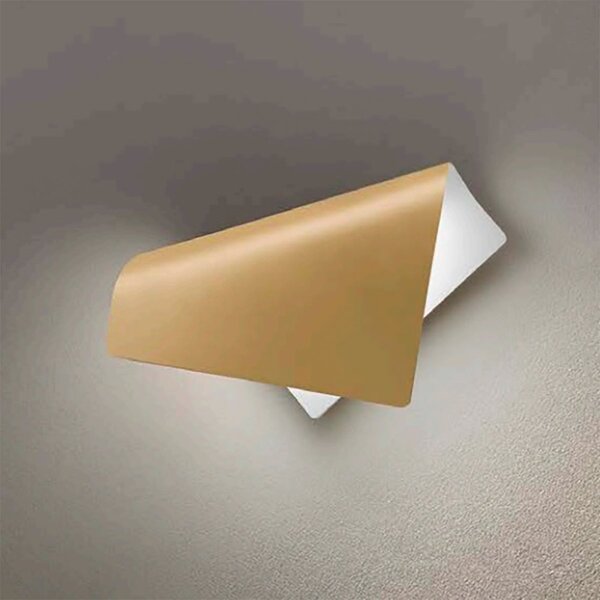 Applique led promoingross folium a37 mg led cct matt gold 1532lm monoemissione - Promoingross