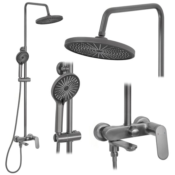 Set doccia REA Marco Gun Grey