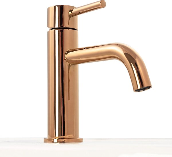 Rubinetto da lavabo Rea Lungo Copper Low
