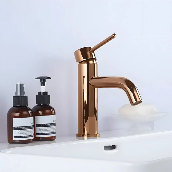 Rubinetto da lavabo Rea Lungo Copper Low