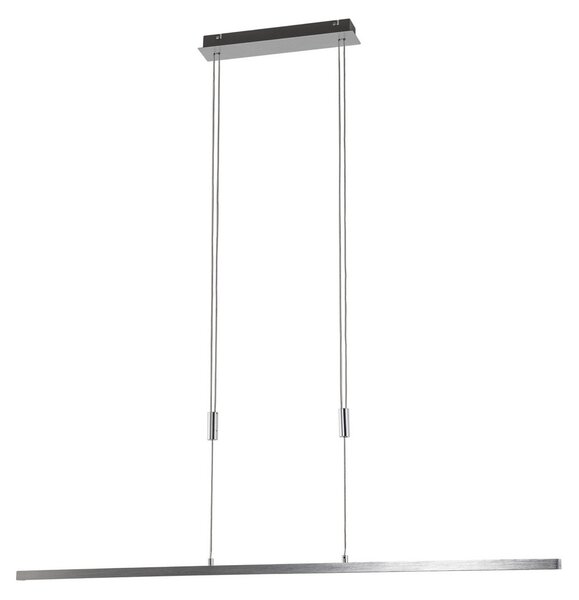 Lampada a sospensione Lucande, Myron, dimmerabile, Metallizzato, Soggiorno, Alluminio, Moderno