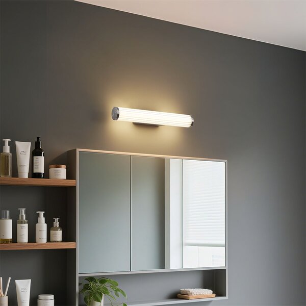 Lampada da parete retrò color canna di fucile 40,4 cm con LED IP44 - Coco