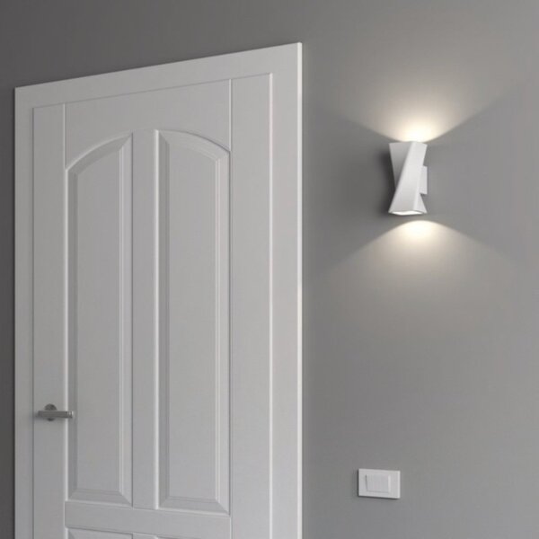 Applique gesso lampadari bartalini iducilif gu10 led verniciabile moderno biemissione - Lampadari Bartalini Gesso