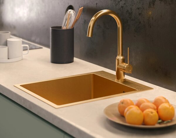 Lavello in acciaio RUSSEL 90 COPPER