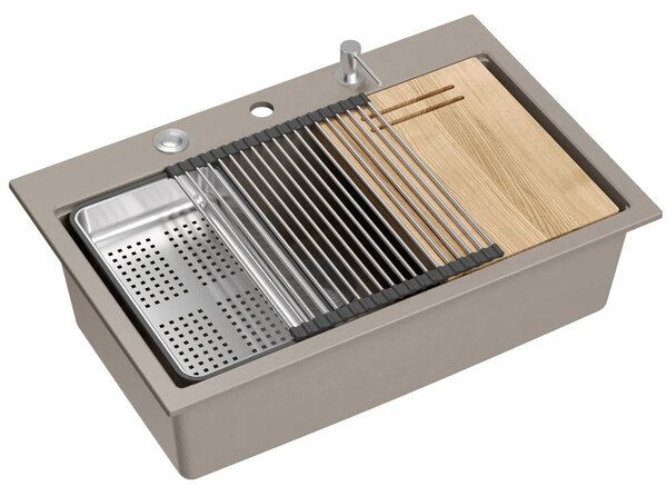 Lavello in granito MARC 110 WORKSTATION Beige