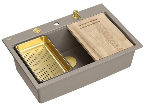 Lavello in granito MARC 110 WORKSTATION Beige