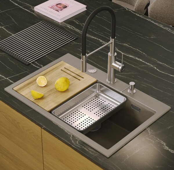 Lavello in granito MARC 110 WORKSTATION Beige