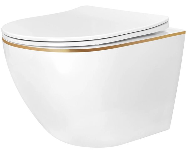 Vaso WC sospeso Rea Carlo Mini Tornado NFQ GOLD EDGE