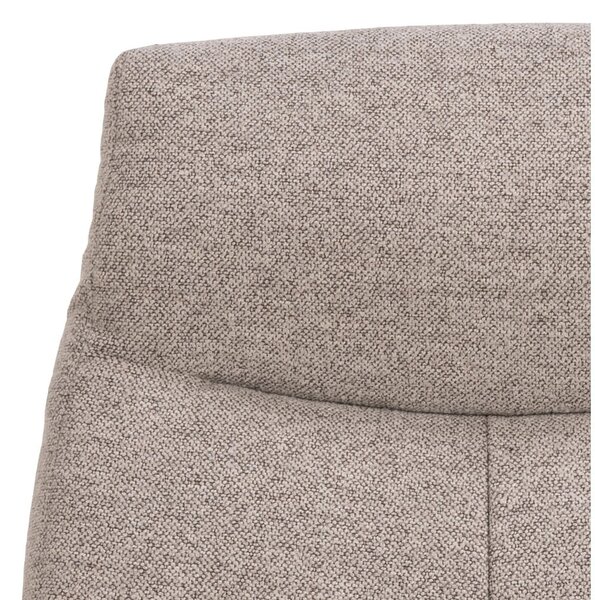 Poltrona relax beige in tessuto bouclé London - Actona