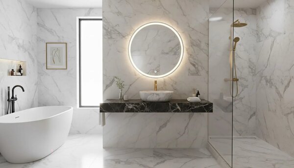 Lavabo da appoggio Rea Amelia ASH MATT