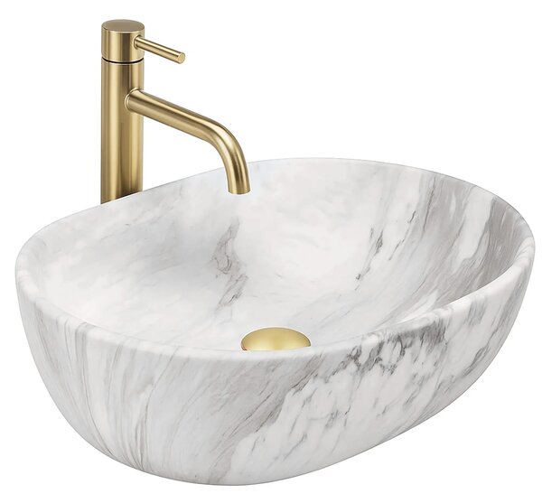 Lavabo da appoggio Rea Amelia ASH MATT