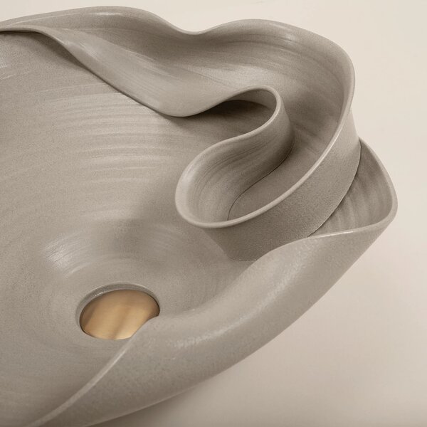 Lavabo da appoggio in ceramica REA HM-12 Handmade ART