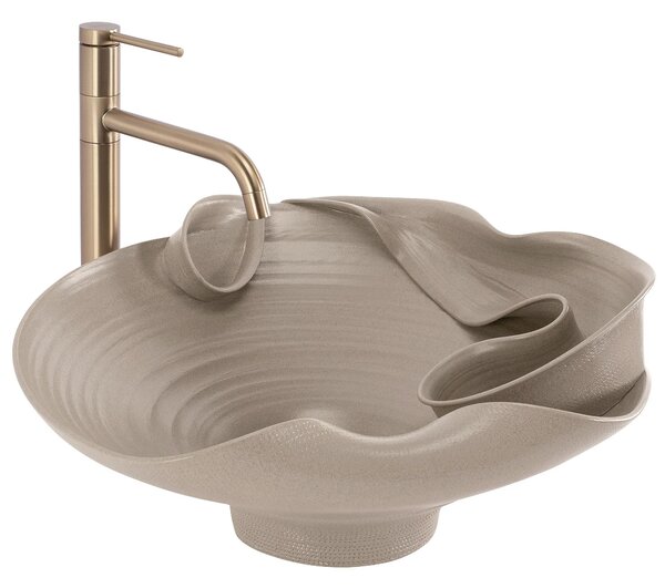 Lavabo da appoggio in ceramica REA HM-12 Handmade ART