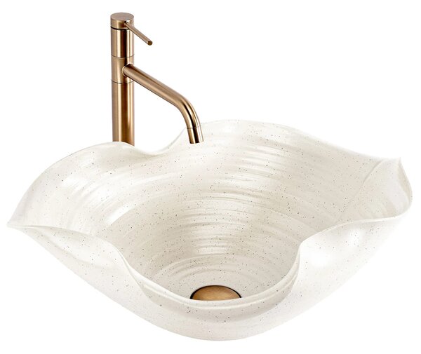 Lavabo da appoggio in ceramica REA HM-02 Handmade ART