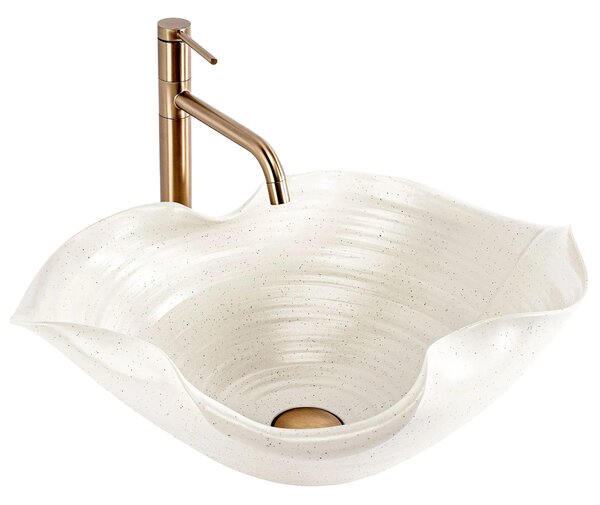 Lavabo da appoggio in ceramica REA HM-02 Handmade ART