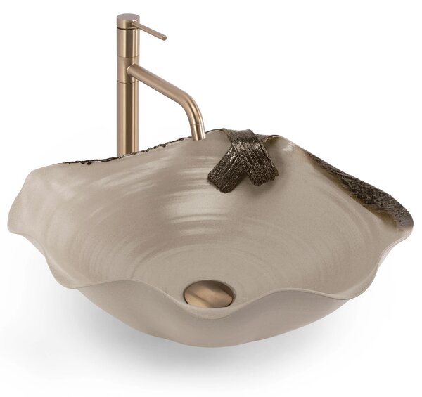 Lavabo da appoggio in ceramica REA HM-22 Handmade ART