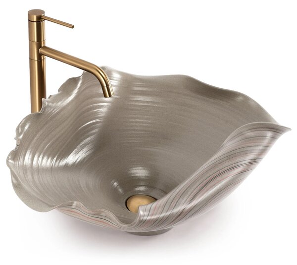 Lavabo da appoggio in ceramica REA HM-17 Handmade ART