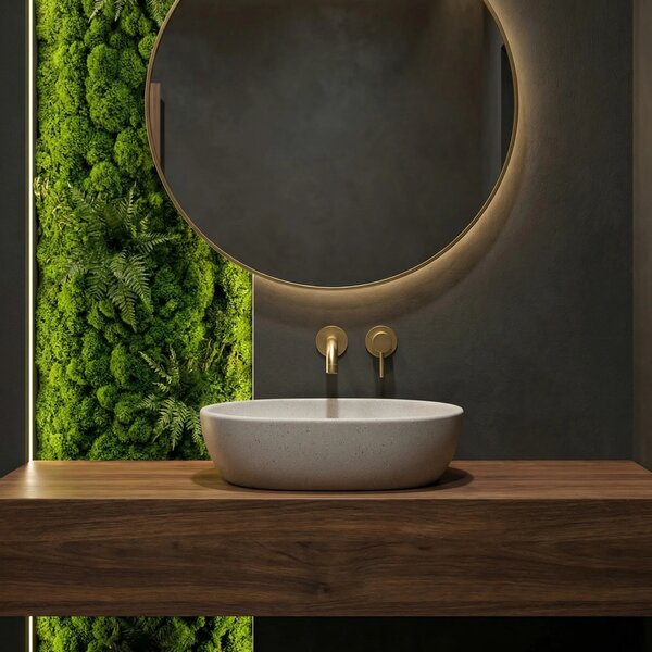 Lavabo da appoggio Rea Amelia Sandy