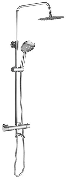 Set Doccia da incasso con Termostatato Lungo Diamond Chrome