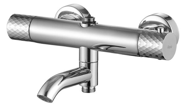 Set Doccia da incasso con Termostatato Lungo Diamond Chrome