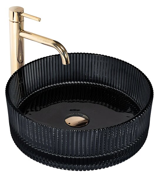 Lavabo da appoggio Rea Ingrid 35 Black