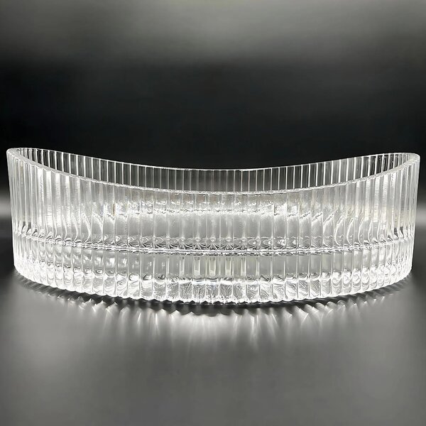 Lavabo da appoggio Rea Harper Transparent